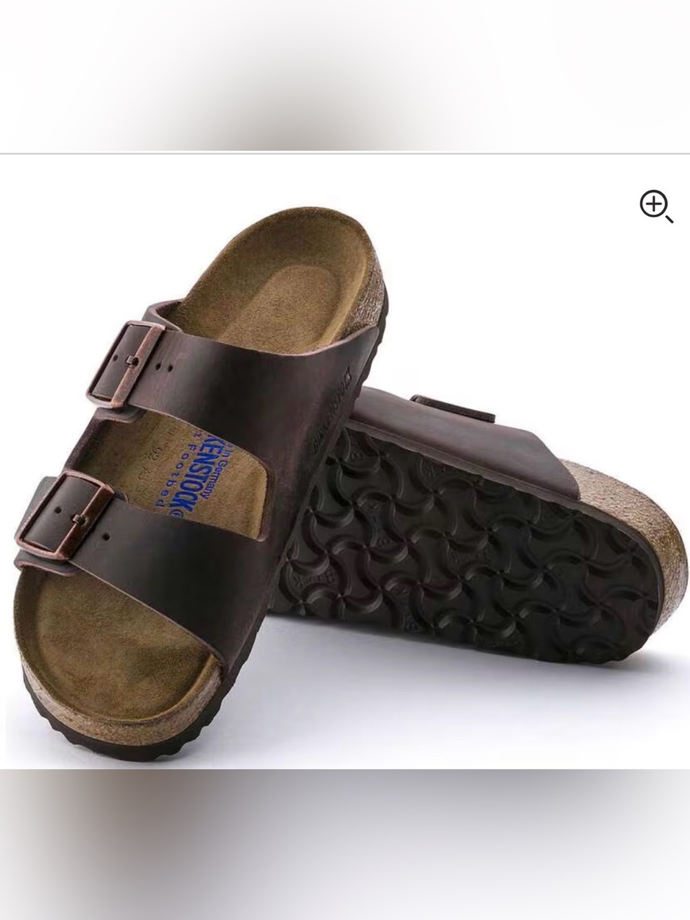 Birkenstock Arizona Soft Footbed Sandal in Habana Brown